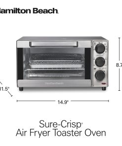 Hamilton Beach Sure-Crisp 4 Slice Air Fryer Toaster Oven