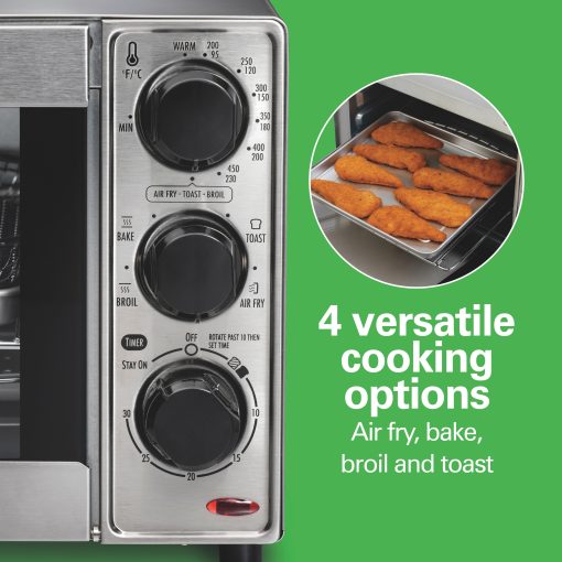 Hamilton Beach Sure-Crisp 4 Slice Air Fryer Toaster Oven - Image 4