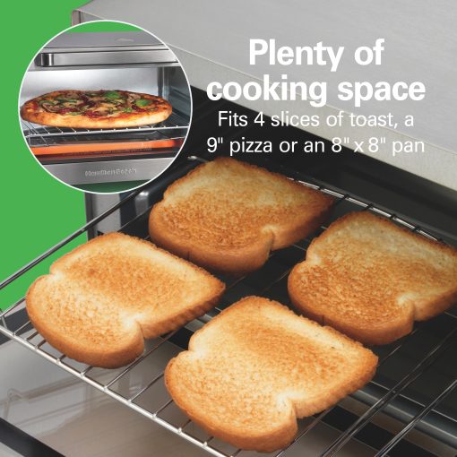 Hamilton Beach Sure-Crisp 4 Slice Air Fryer Toaster Oven - Image 5