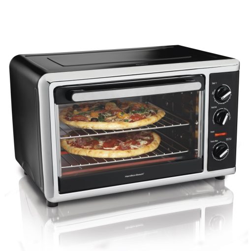 Hamilton Beach Black Countertop Oven with Convection and Rotisserie - Image 3
