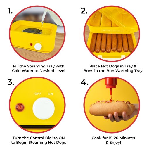 Oscar Mayer Hot Dog Steamer and Bun Warmer - Image 5