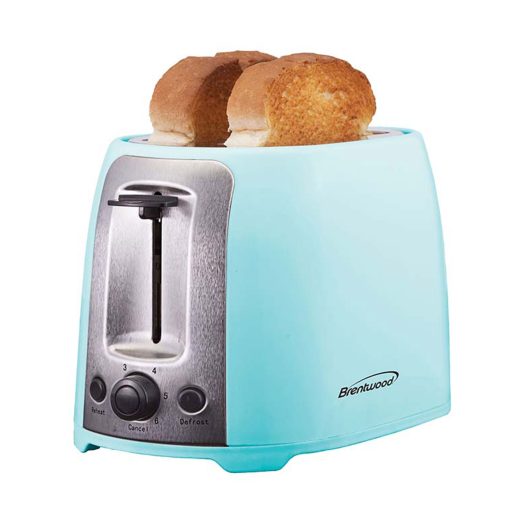 Vintage 2-Slice Cool Touch Extra Wide Slot Toaster in Turquoise - Image 4