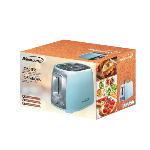 Vintage 2-Slice Cool Touch Extra Wide Slot Toaster in Turquoise - Image 5