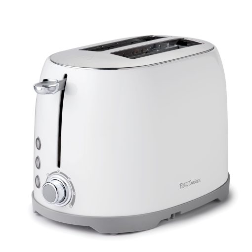 Betty Crocker 2-Slice Multi-Function Toaster, Toaster 2 Slice with Extra Wide Slots for Thick Bread, White - Image 2
