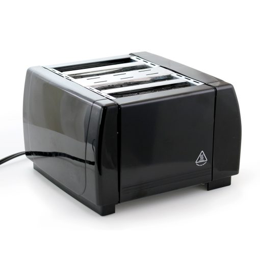 4 Slice Dual Use Easy Dial Control Toaster in Black - Image 3