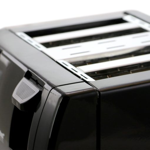 4 Slice Dual Use Easy Dial Control Toaster in Black - Image 5