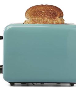 Kate Spade New York Good Taste Turquoise Enamel 2-Slice Toaster, Turquoise