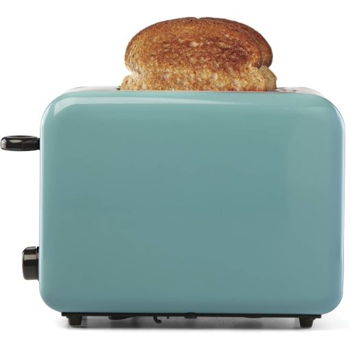 Kate Spade New York Good Taste Turquoise Enamel 2-Slice Toaster, Turquoise