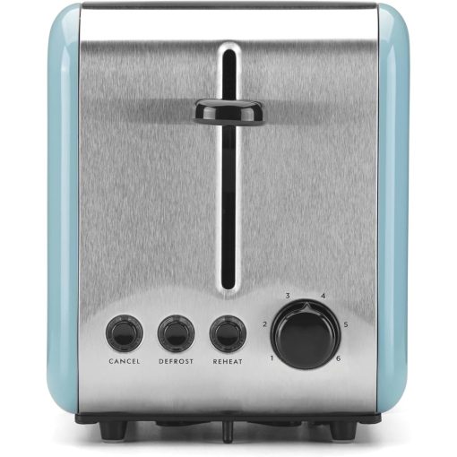 Kate Spade New York Good Taste Turquoise Enamel 2-Slice Toaster, Turquoise - Image 4
