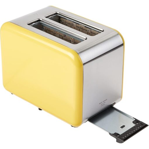 Kate Spade New York Good Taste Enamel 2-Slice Toaster, Yellow - Image 5