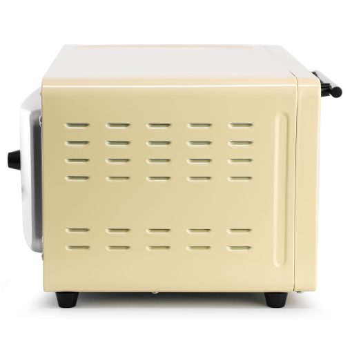 Counter Top Compact 9L Electric Toaster Oven with Rack in Cream - Image 5