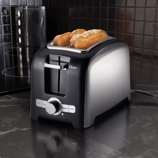 2 Slice Extra-Wide Slot Toaster in Brushed Stainless Steel