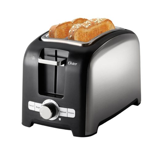 2 Slice Extra-Wide Slot Toaster in Brushed Stainless Steel - Image 2