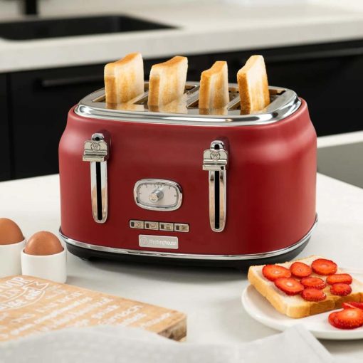 Retro 4 Slice Toaster - 13.8 x 11in - Image 4