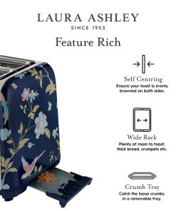 VQ Laura Ashley 2-Slice Toaster