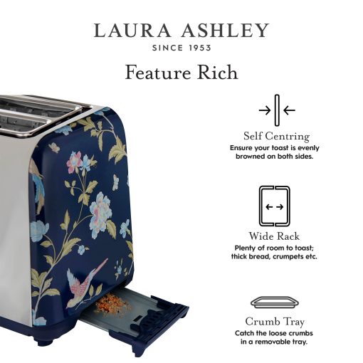 VQ Laura Ashley 2-Slice Toaster