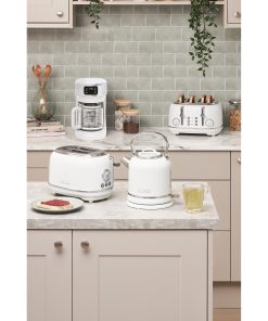 HADEN Chelsea 2 Slice Toaster Wide Slot with Removable Crumb Tray and Control Settings