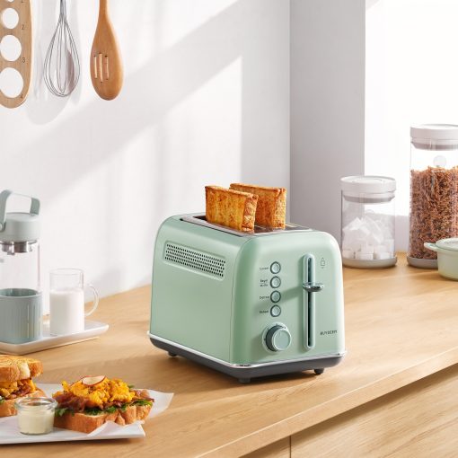 BUYDEEM 2-Slice Toaster,Extra Wide Slots Stainless Steel with High Lift Lever Toster - Image 2