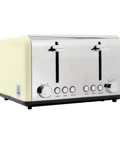 Redmond 4-Slice Extra Wide Slot 1650W Stainless Steel Toaster - 4"W