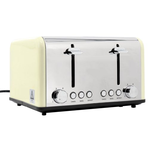 Redmond 4-Slice Extra Wide Slot 1650W Stainless Steel Toaster - 4"W - Image 4