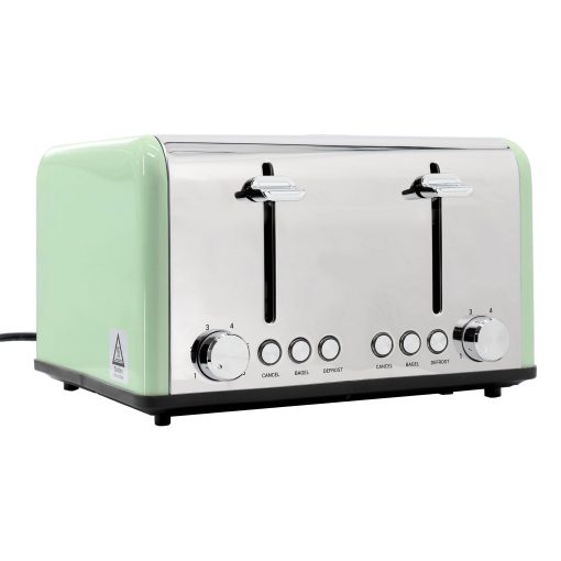 Redmond 4-Slice Extra Wide Slot 1650W Stainless Steel Toaster - 4"W - Image 5