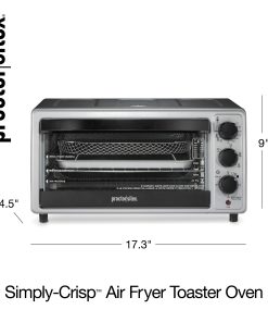 Proctor Silex Simply-Crisp 6 Slice Air Fryer Toaster Oven