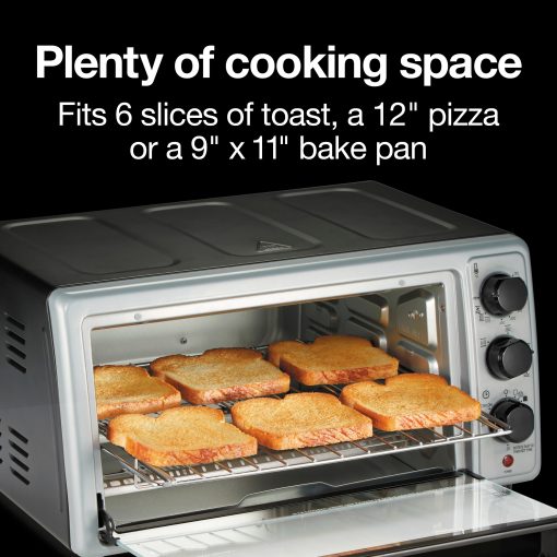 Proctor Silex Simply-Crisp 6 Slice Air Fryer Toaster Oven - Image 4