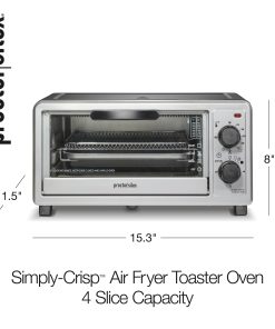 Proctor Silex Simply-Crisp 4 Slice Air Fryer Toaster Oven