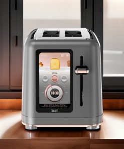 Livwell Touch IQ Matte Grey 2-Slice Toaster