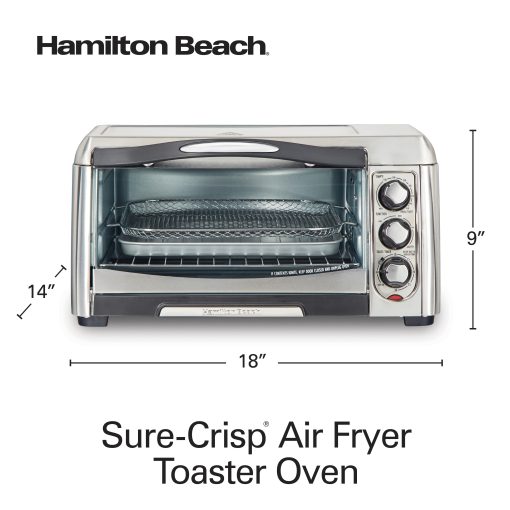Hamilton Beach Sure-Crisp 6-Slice Air Fryer Toaster Oven