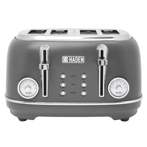 HADEN Chelsea 4 Slice Toaster Wide Slot with Removable Crumb Tray and Control Settings - Image 2