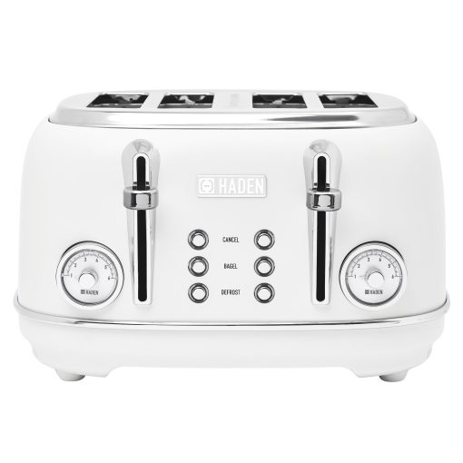 HADEN Chelsea 4 Slice Toaster Wide Slot with Removable Crumb Tray and Control Settings - Image 3
