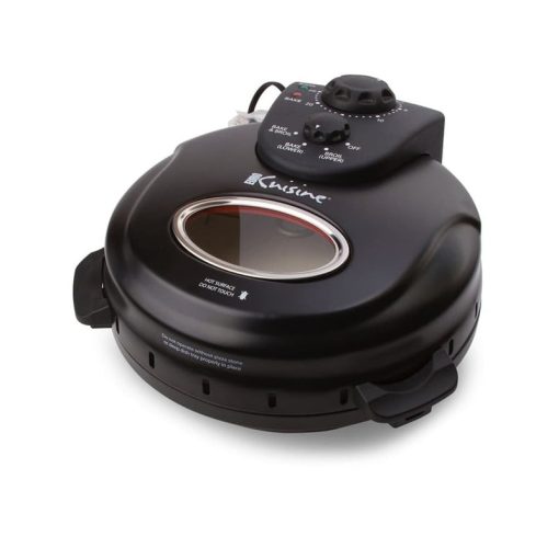 Euro Cuisine PM600 Electric Pizza Maker with Rotating Stone & Deep Pan - Image 3