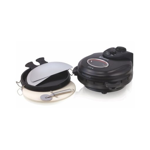 Euro Cuisine PM600 Electric Pizza Maker with Rotating Stone & Deep Pan - Image 4