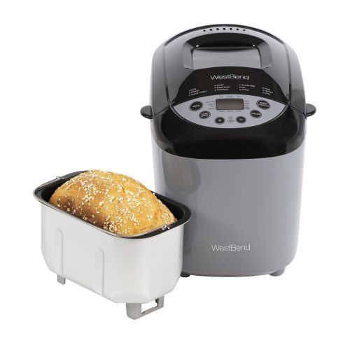 West Bend Hi-Rise Bread Maker with 12 Preset Digital Controls, 3 lb Capacity - Image 5