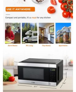 1.1 Ft. Counter Top Microwave