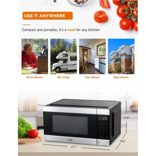1.1 Ft. Counter Top Microwave