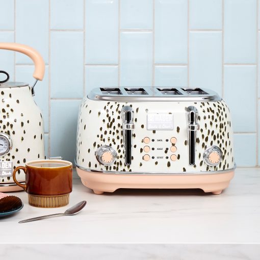 HADEN Margate Poodle and Blonde 4-Slice, Wide Slot Toaster - Image 3