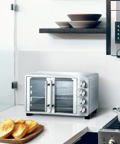 French Door Counter Top Oven and Toaster 30L with Baking Tray and Convection Rack