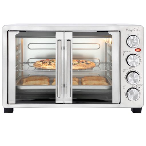 French Door Counter Top Oven and Toaster 30L with Baking Tray and Convection Rack - Image 2