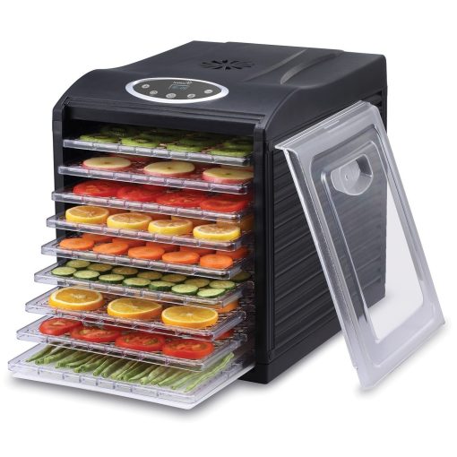 Ivation 600w Electric Food Dehydrator Pro with 9 Drying Trays and Digital Temperature Controls - Image 2