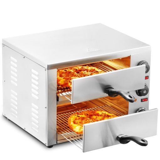 Electric Pizza Oven for Countertops, Even Baking Technology & Easy Clean Crumb Tray, Ideal for Both Commercial & Home Kitchens - Image 4