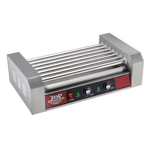 Hot Dog Roller Machine &ndash Stainless-Steel Cooker with 7 Non-Stick Rollers by Great Northern Popcorn - Image 2