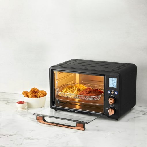 HADEN 25 Liter Toaster Oven with Air Fry, Bake, Broil, Toast Functions