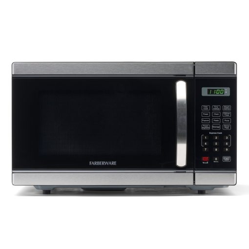 Farberware Professional FMO11AHTBKL 1.1 Cu. Ft. 1000-Watt Microwave Oven, Stainless Steel - Image 2