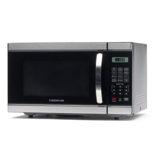 Farberware Professional FMO11AHTBKL 1.1 Cu. Ft. 1000-Watt Microwave Oven, Stainless Steel - Image 3