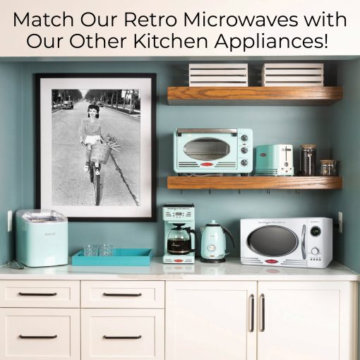 Nostalgia Retro Microwave Oven - .9 Cu. Ft.