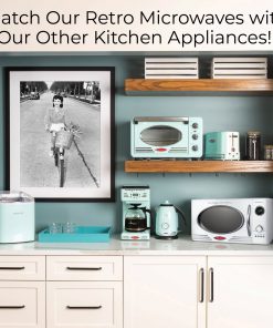 Nostalgia Retro Microwave Oven - .9 Cu. Ft.