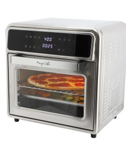 Stainless Steel 21.13 Quart Digital Display Electric 8 Preset Air Fryer/Counter Top Oven