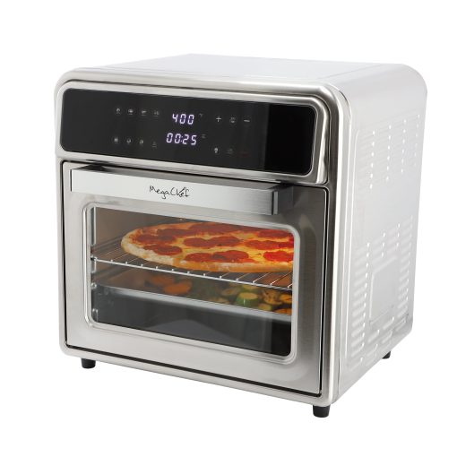 Stainless Steel 21.13 Quart Digital Display Electric 8 Preset Air Fryer/Counter Top Oven